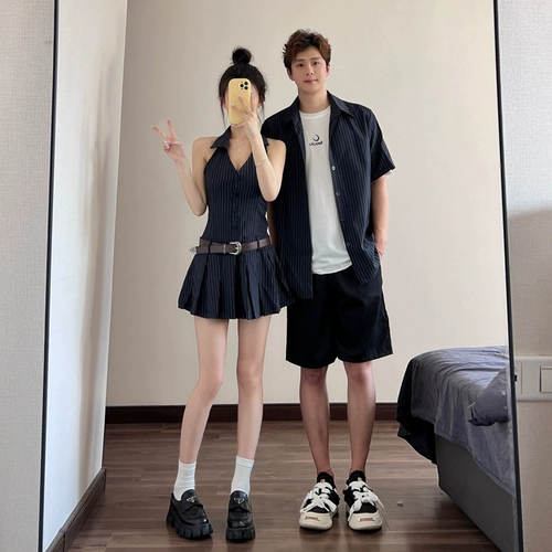 Юбка для влюбленных, летняя парная одежда, рубашка, приталенный корсет, платье с рукавами без рукавов, французский стиль, изысканный стиль