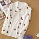 Mùa thu nữ cotton dài tay đồ ngủ cardigan áo nhà đơn nữ trên cơ thể lỏng lẻo dịch vụ nhà mùa đông
