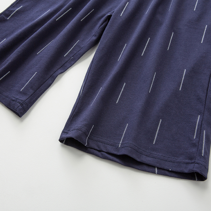 Quần short nam mùa hè Hàn Quốc cotton kích thước lớn đồ ngủ cotton rộng mùa hè Quần tây nam giản dị có thể mặc quần baggy nữ