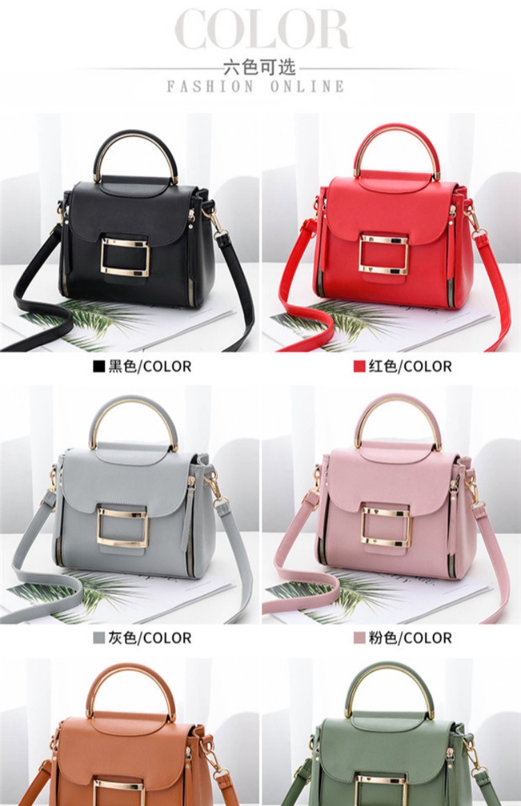 Kangaroo thời trang 2018 túi da mới nữ đích thực Hàn Quốc ladies shoulder bag công suất lớn túi vuông nhỏ túi xách nữ da bò xịn