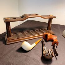 Second-hand American imported walnut 6-bit pipe rack FF612