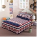Single mới ngủ váy ngủ che váy tăng châu Âu đôi bông ren bedspread đôi trượt cưới - Váy Petti
