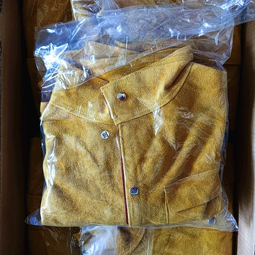 Кожаные джинсы с начесом для работы, штаны, сзади на завязках, защита от ожогов