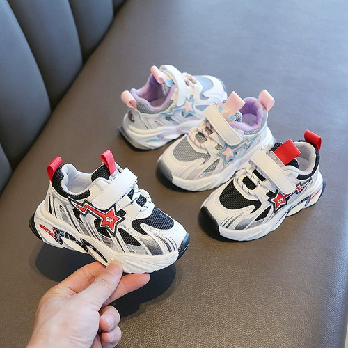 Детские туфли для раннего возраста, дышащая спортивная обувь, мягкая подошва, 3 лет