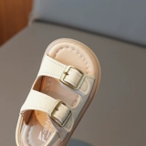 Детские летние сандалии, модная дышащая детская нескользящая пляжная обувь для раннего возраста, мягкая подошва