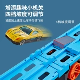 Большой металлический грузовик с рельсами, игрушечная машина, игрушка для мальчиков, трансформер, система хранения