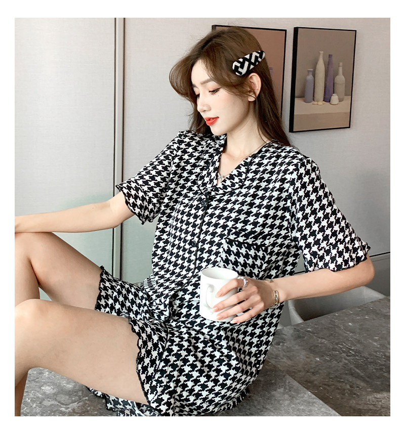 Летняя шелковая пижама, тонкие шорты, шелковый кардиган, комплект, короткий рукав, 2025 года 