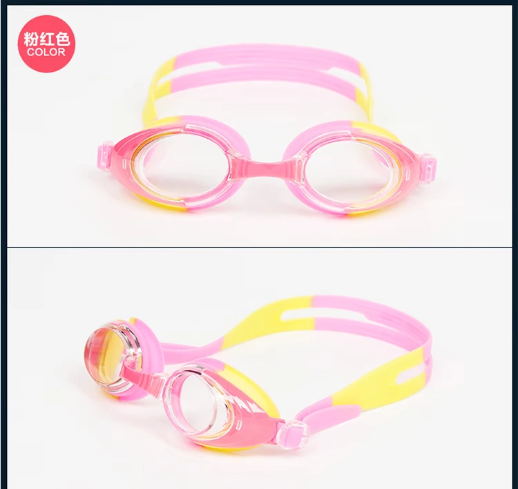 Kính râm trẻ em Li Ning HD kính bơi chống sương mù trẻ em và thanh thiếu niên kính bơi hộp lớn LSJK302 - Goggles