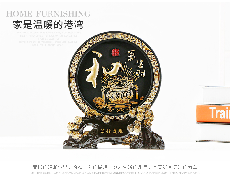 Nhà sáng tạo đồ trang trí nhỏ carbon chạm khắc thủ công đồ nội thất phòng khách hiên rượu tủ TV tủ phòng trang trí phòng ngủ phụ kiện trang trí ban công