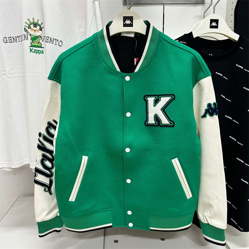 Kappa Men's and Women's Sports Casual Jacket Baseball Shirt K0Dw2Jj13A