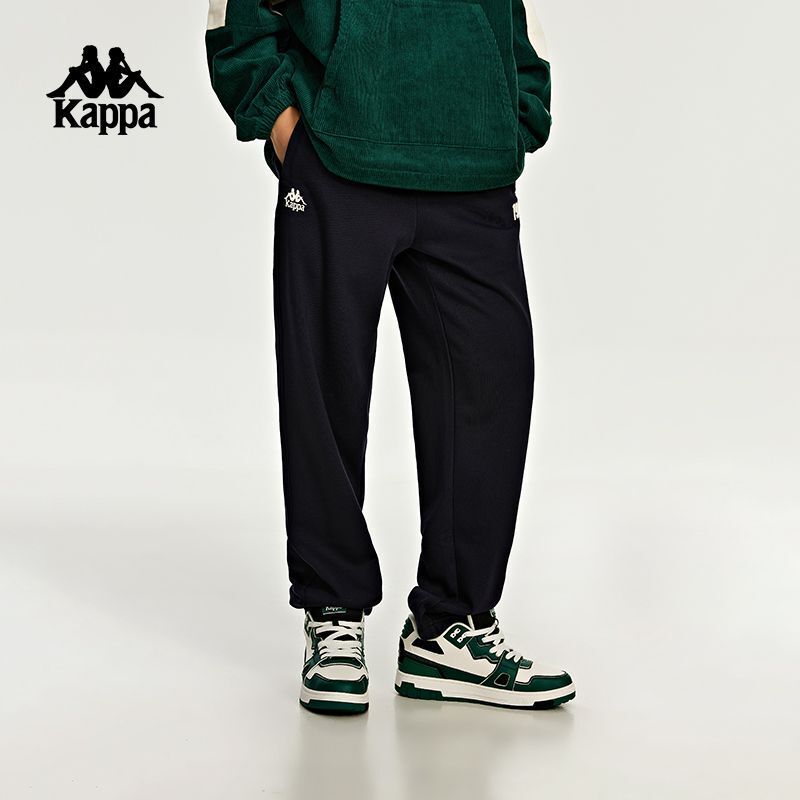 Kappa New Men's Black Sports Pants Casual Cuffed Joggers K0D52Ak01