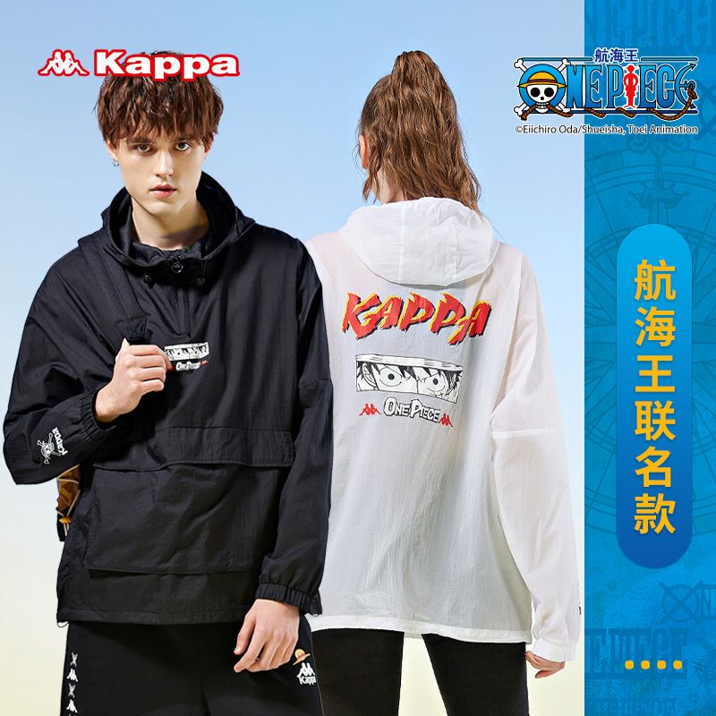 Kappa One Piece Collaboration Unisex Pullover Windbreaker Skin Jacket New Model K0Bx2Fj01D