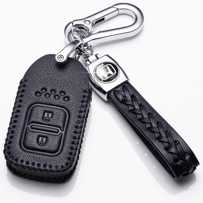 2021 models CRV key cover URV crown track with wisdom XRVJADE cow leather genuine leather key bag car key buckle