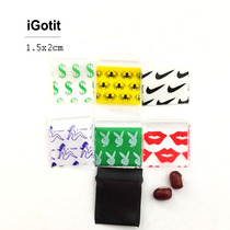 1 5*2 mixed with 300 thickened color self-sealing bag Special small powder bag Sample seed sealed pocket