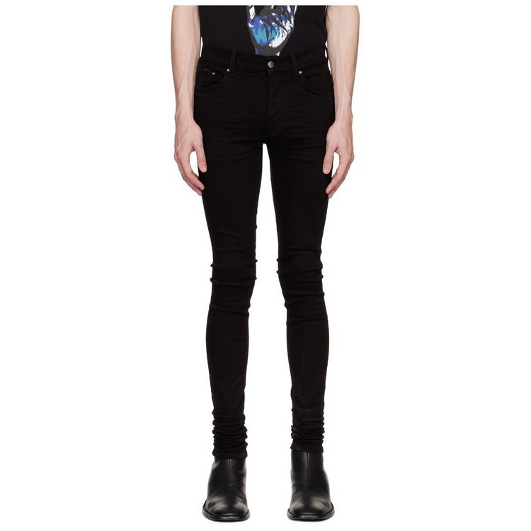 European and American Style 26Ss Black Basic Versatile Slim-Fit Summer Jeans for Men and Women, High-Quality Slp Style