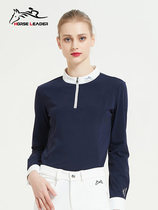 Equestrian equipment thickening warm equestrian T-shirt long sleeve riding dress autumn and winter knight shirt riding equipment