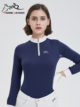 Equestrian equipped with long sleeve T-shirt shirt Spring and summer horse riding comfortable and lean knight race dress riding equipment