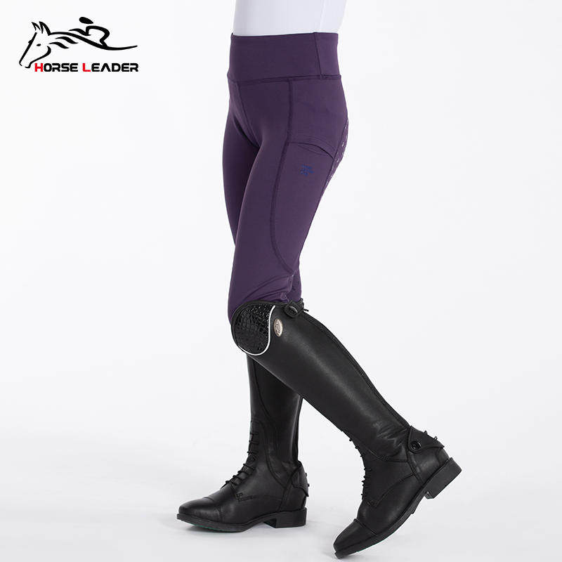Spring and Autumn Children Equestrian Pants Training Equestrian Trouser Silicone Wear-resistant Knight Clothes High-Level Pants Riding Equipment