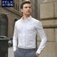 Spring new style white shirt men's long-sleeved business slim anti-wrinkle work formal suit shirt high-end wedding groomsmen suit
