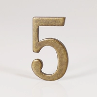 Клей однотонный бронзового цвета 5*3см №5