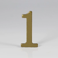 Клей однотонный бронзового цвета 5*3см №1