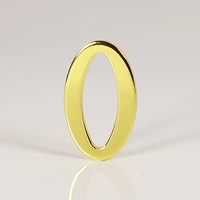 Back -back Solid Golden Color 5*3 см номер 0