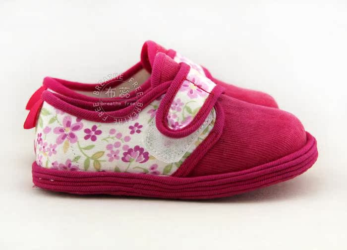 Chaussures enfants tissu en velours côtelé pour printemps - semelle coton - Ref 1048614 Image 13