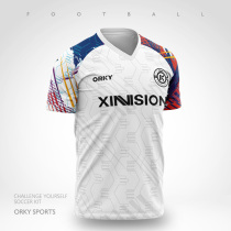 ORKY Wokai personalized custom football suit suit male adult training suit Football team suit Jersey Short-sleeved sportswear