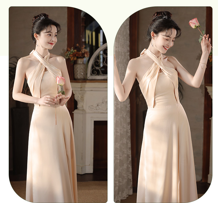 Летнее платье подружки невесты, юбка, французский стиль, изысканный стиль, размер Qiaojuesl/Ying Qiao Jue Shi 