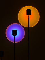 Sunset light Projection Sunset twilight Net red live floor lamp Living room bedroom ins girl photo atmosphere lamp