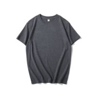 Чистый цвет (короткий рукав) темно -серый