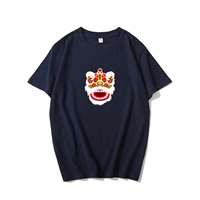 Львная голова (короткий рукав) сокровище синий