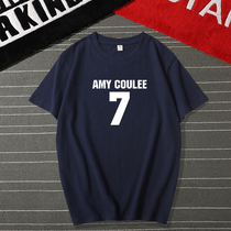 Short sleeve t-shirt male summer clothing printed letters Tibetan dark blue trendy pure cotton loose half-amputee couples compassionate