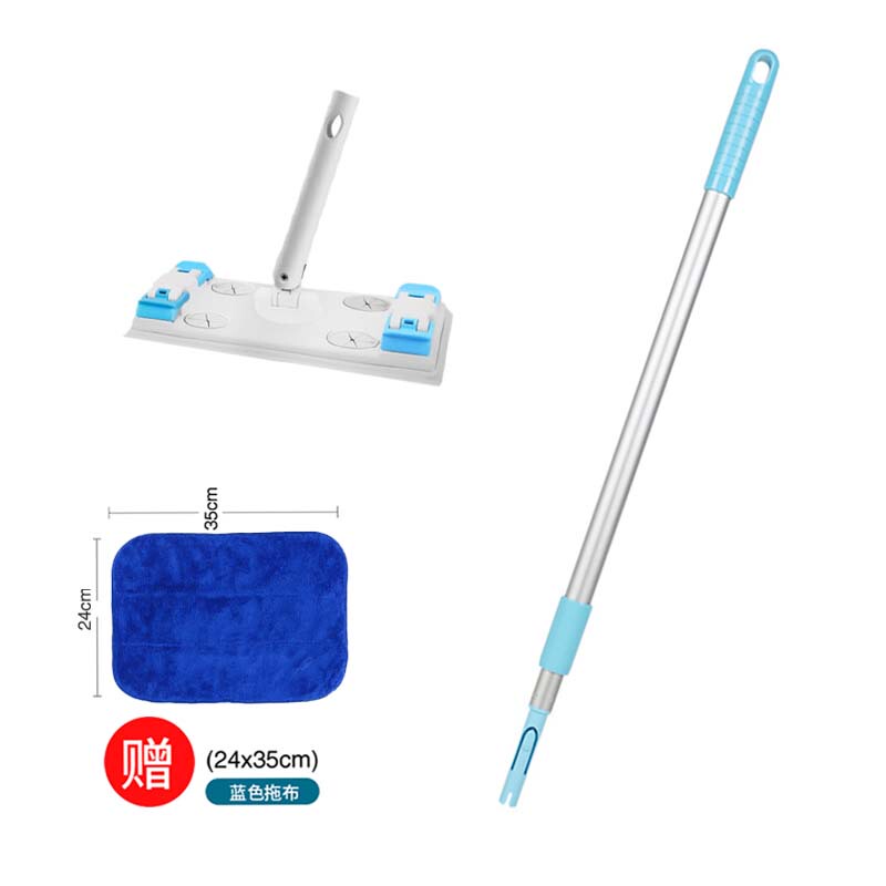 Japan's Kangduoduo Satto Flat Floor Mop Upgraded Dual-Purpose Hands-Free Clip-On Cloth Electrostatic Dust Removal Mop