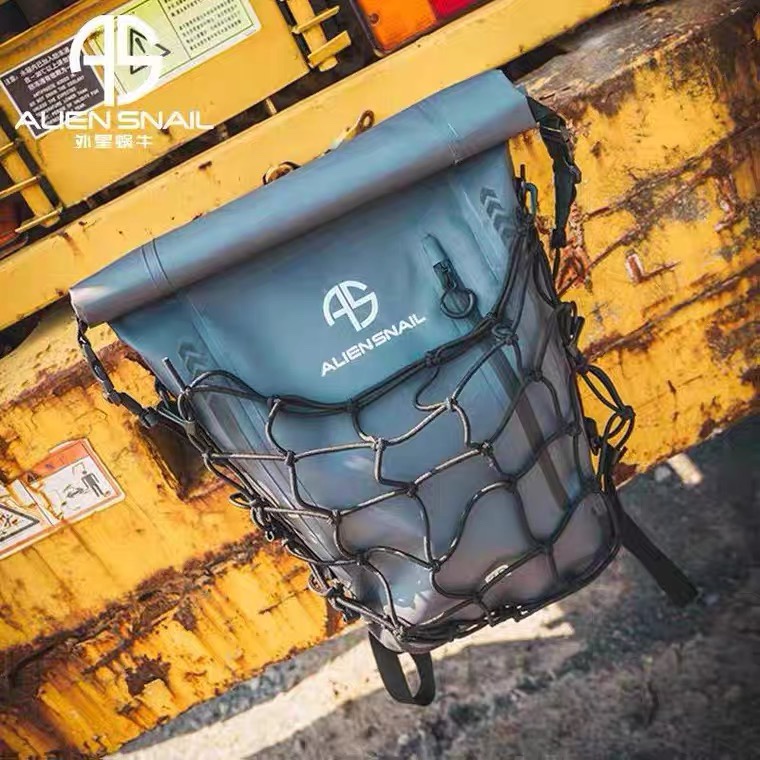 Alien Snail Motorcycle Waterproof Double Shoulder Backpack Helmet Riding motorcycle Rain Rain Large-capacity Knight 30 litre male and female-Taobao