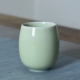 Teacup Gốm sứ 6 Gói Longquan Celadon Master Cup Cúp đơn Ge Kiln Ice Cracked Tea Set Hand Cup Teacup Home Set