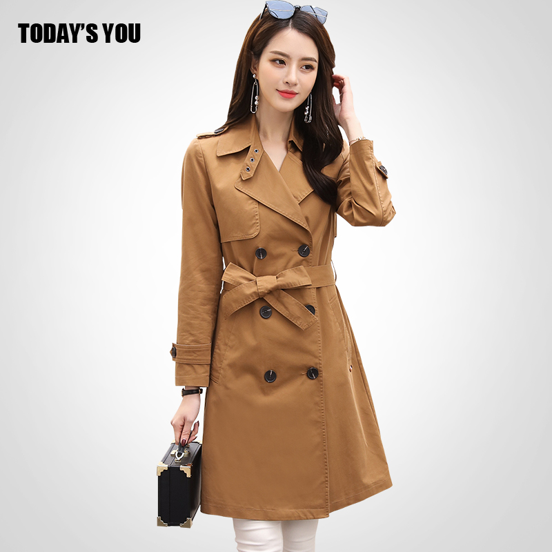 Trench pour femme AUJOURD HUI en Coton en Coton - Ref 3228024 Image 3