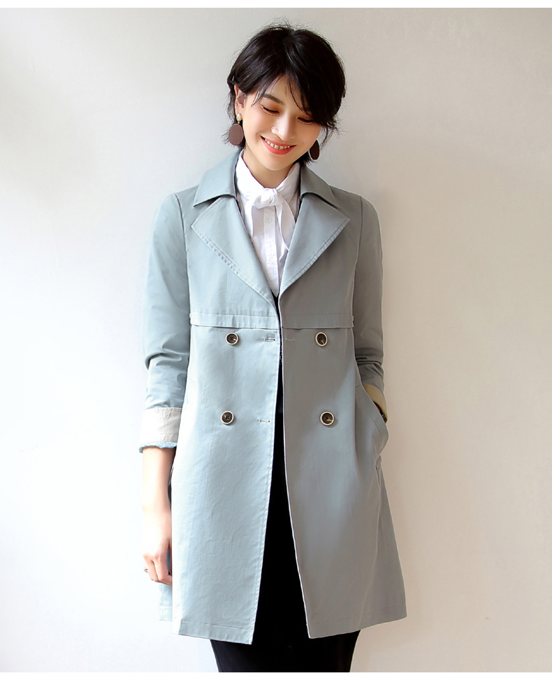 Trench pour femme AUJOURD HUI en Coton - Ref 3227867 Image 18