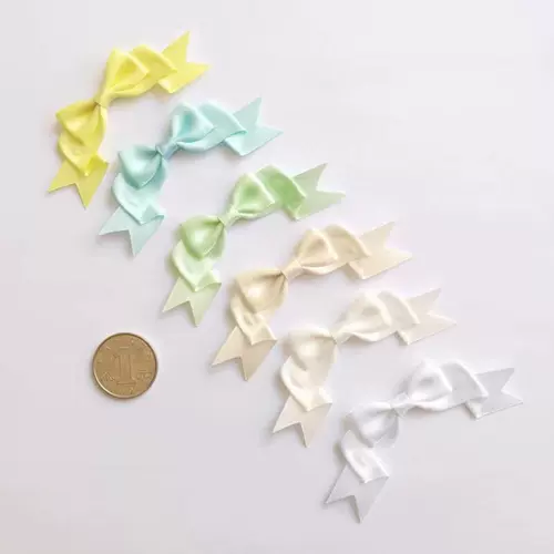 Маленький аксессуар для волос с бантиком, аксессуары, детская одежда, из полиэстера, DIY