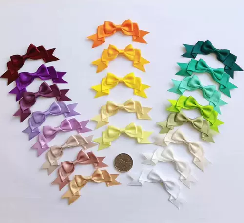 Маленький аксессуар для волос с бантиком, аксессуары, детская одежда, из полиэстера, DIY