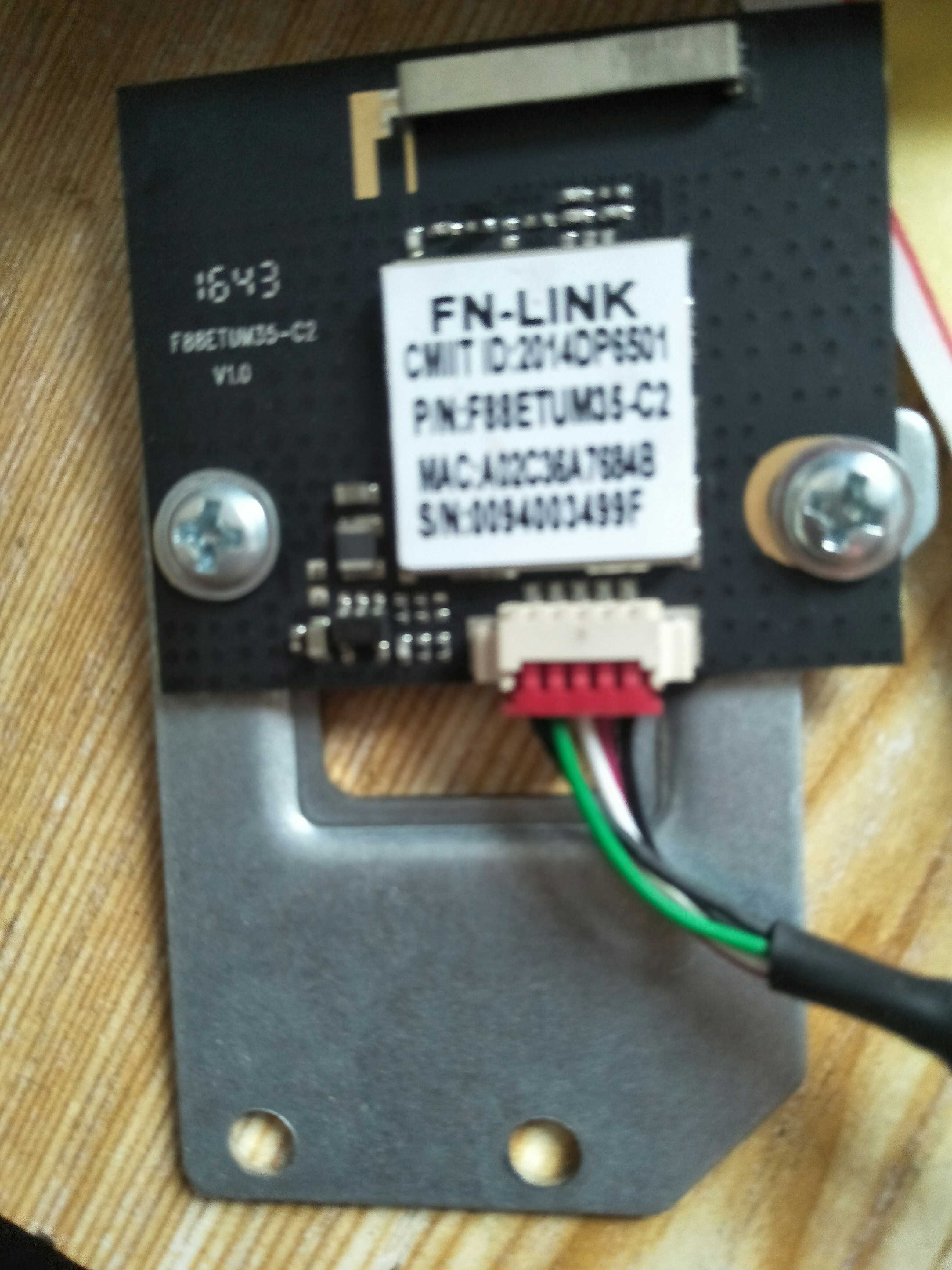 Original Sanyo 32CE3210D wireless network card WIFI module F88ETUM35-C2 V1 0