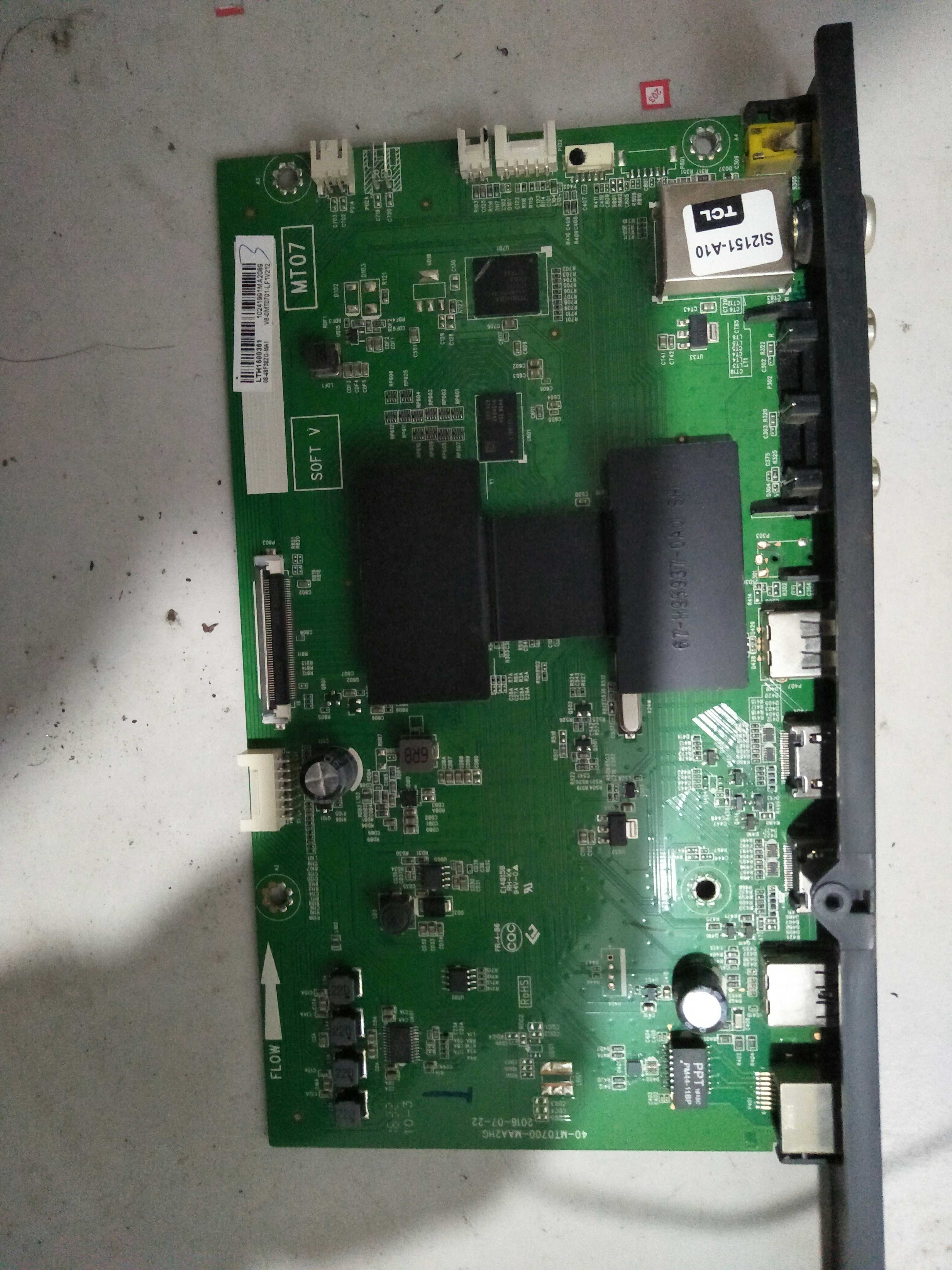Original TCL L48F3800A motherboard 40-MT0700-MAA2HG screen LVF480SS0T