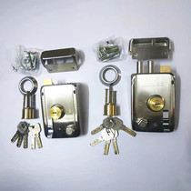 Universal belt key ultra-B-grade KC spoon external door lock wire drawing anti-theft lock copper lock core copper inclined tongue aluminium alloy