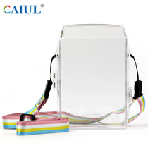 Foxiche Playful Printer Instax Share sp-2 Exclusive Leather Bag Transparent Shell Protective Sleeve Silicone Cover