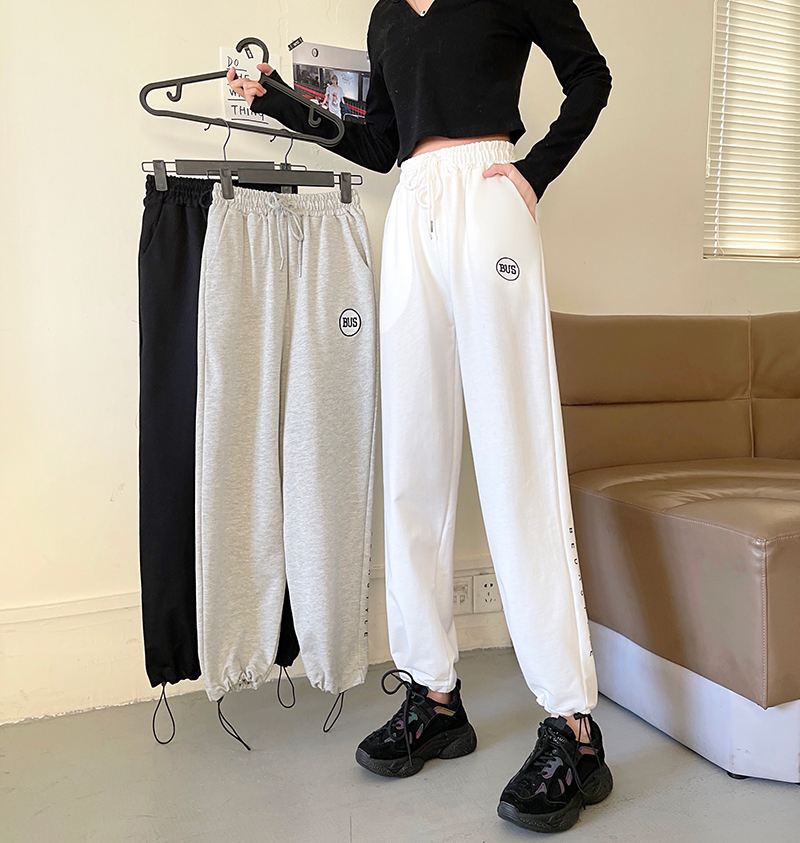 Women's casual pants new Korean Harem Pants high waist sports pants