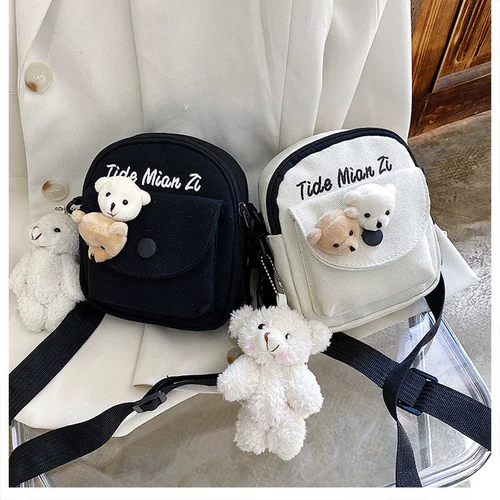 Шоппер, сумка для телефона, небольшая сумка, универсальная сумка на одно плечо, в корейском стиле, 2020