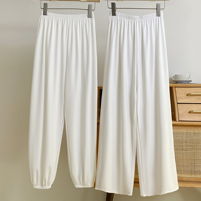 Hanfu Leggings Mamian Skirt White Safety Shorts Anti-Exposure Home Wear Jogger Pants Dance Wide-Leg Pants Thin Women's