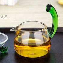 Glass fair cup tea leak set thickened heat-resistant high temperature glass tea sea large tea splitter Kung Fu tea set accessories