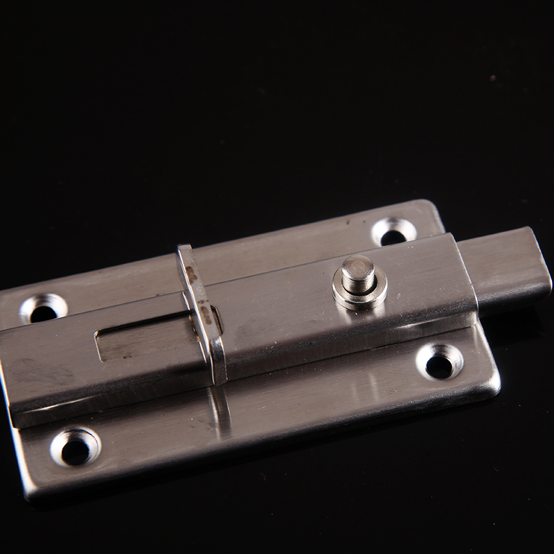 3 inch 4 inch thickening automatic plug - in stainless steel self - pin - plug door - throttle anti - theft insert spring button