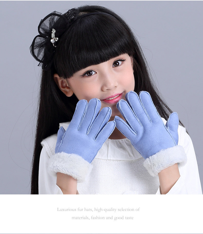 Gants pour enfants en peau de mouton - Ref 2146533 Image 22